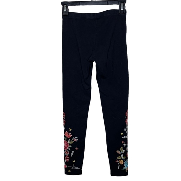 NWT Johnny Was Cara Legging Black Floral Embroidery XXS - Picture 8 of 16